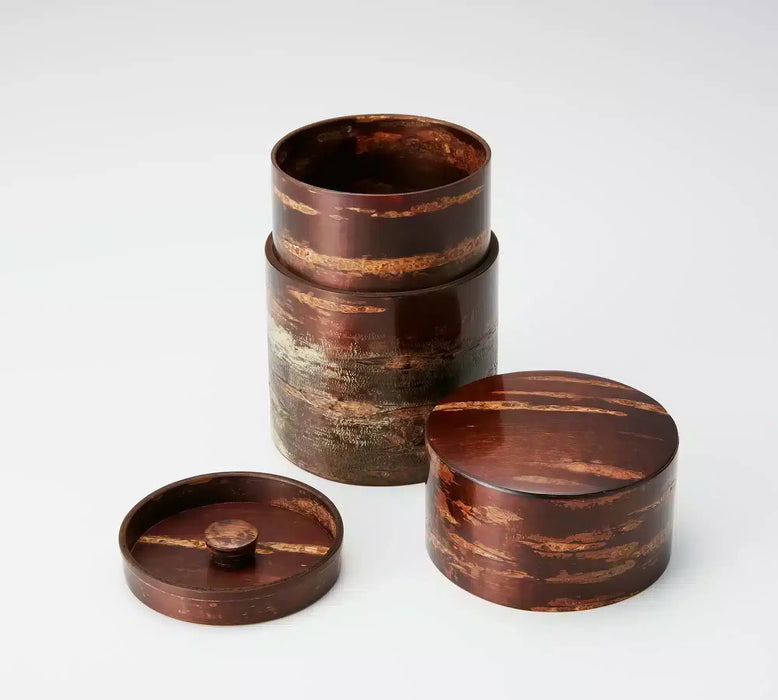 tea caddy cherry bark japan