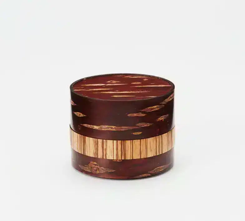 Japanese Tea Caddy – Cherry bark – Zebra - Hug the Tea
