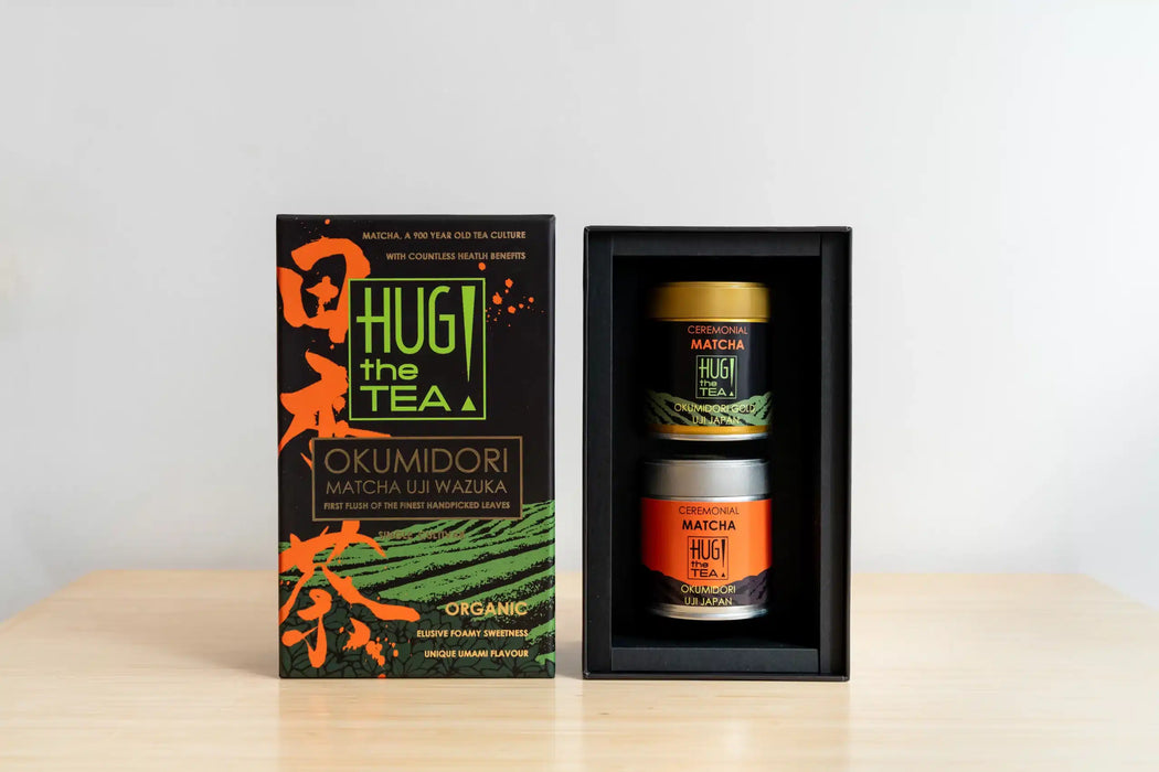 LIMITIERTE EDITION – Wazuka Uji Matcha Box – Set mit 2 