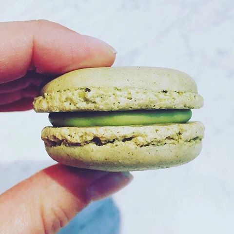 matcha-macaron