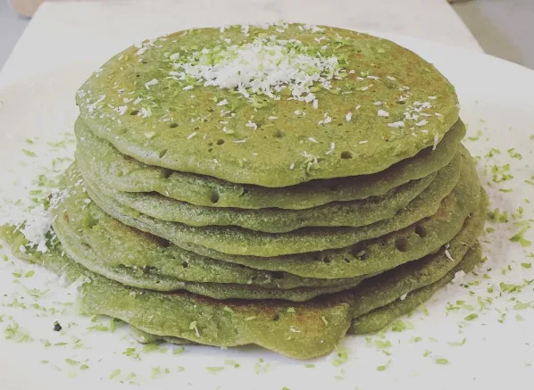 Matcha pancakes