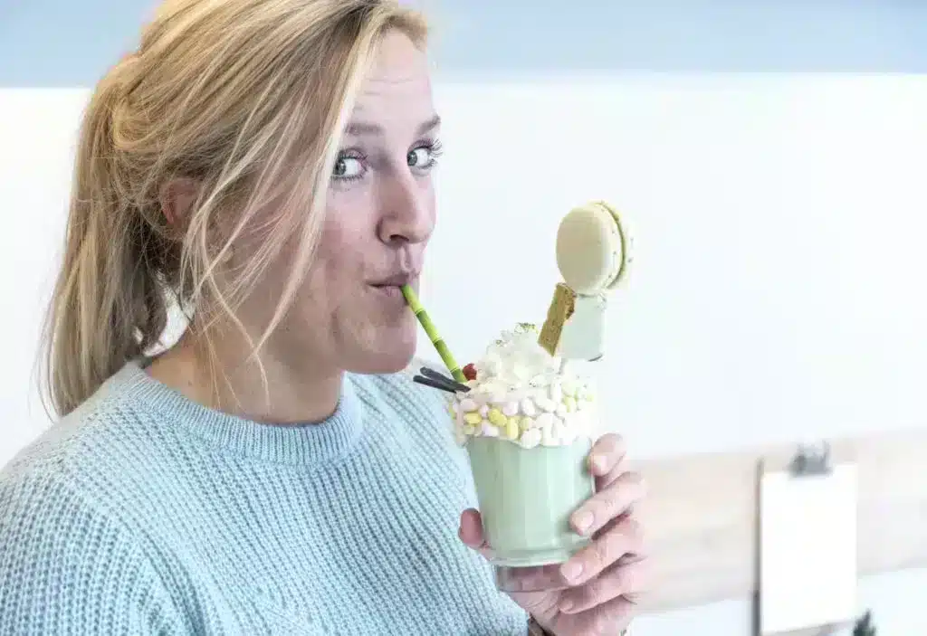 Matcha milkshake
