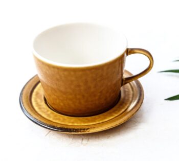 Brown tea coffee cup