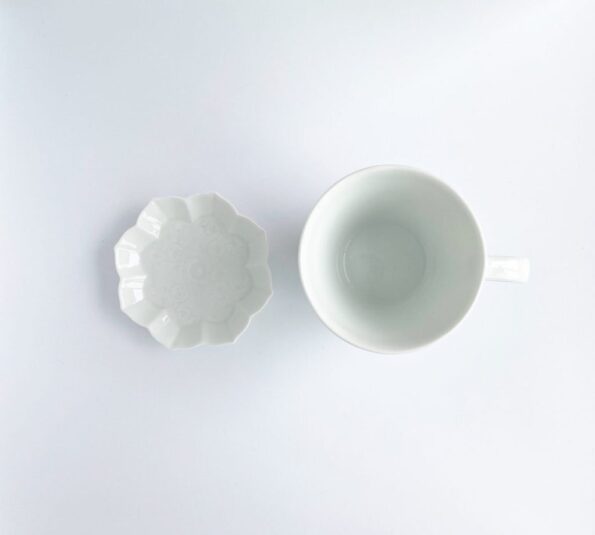 white set japanese porcelain
