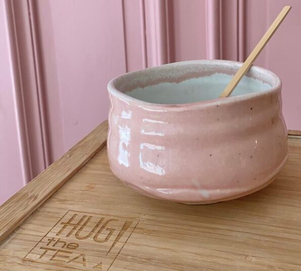matcha pink bowl