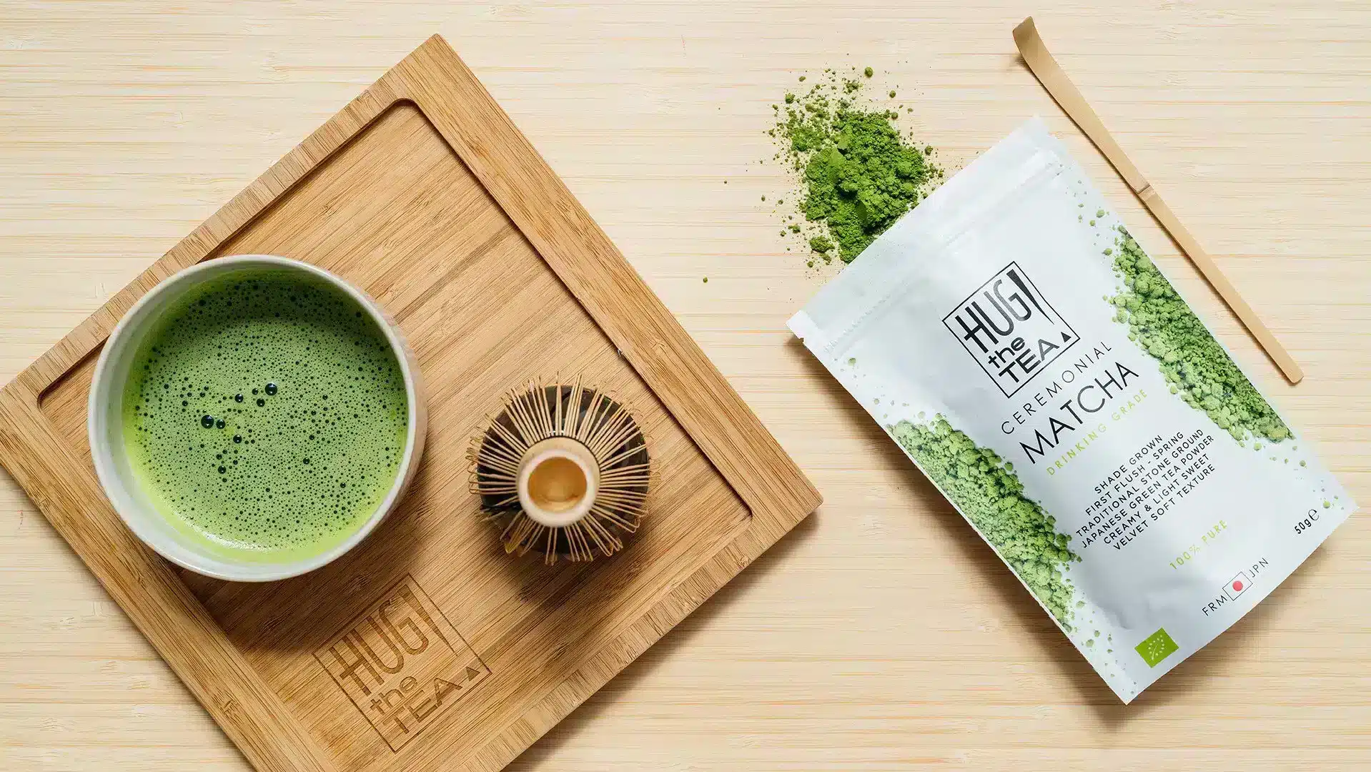 hug the tea matcha