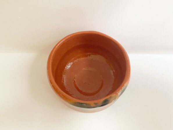 orange tea bowl