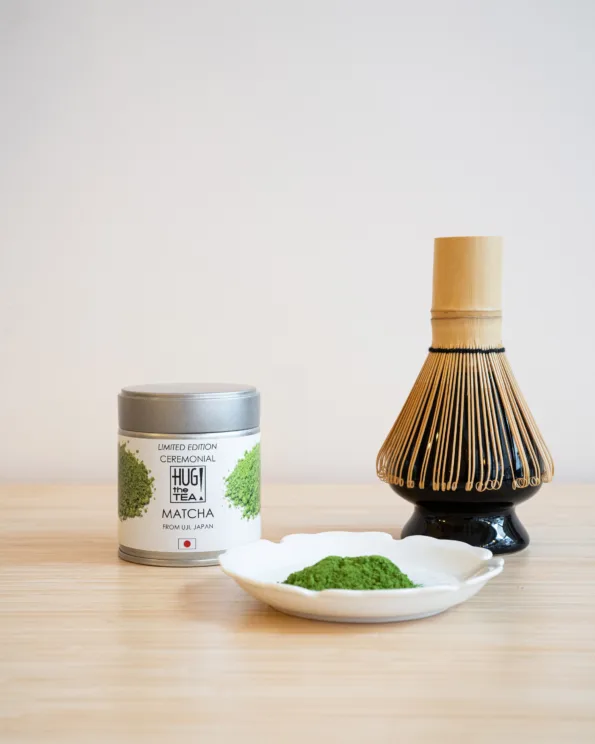 BIO UJI MATCHA OKUMIDORI ZILVER - Afbeelding 2