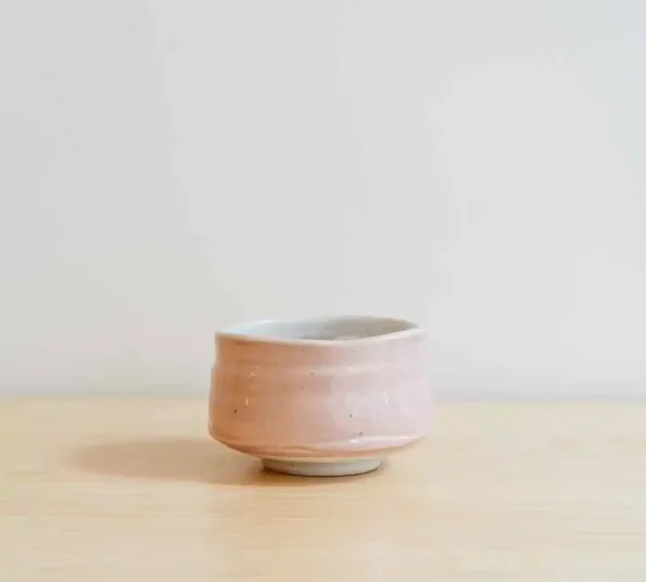 pink matcha bowl