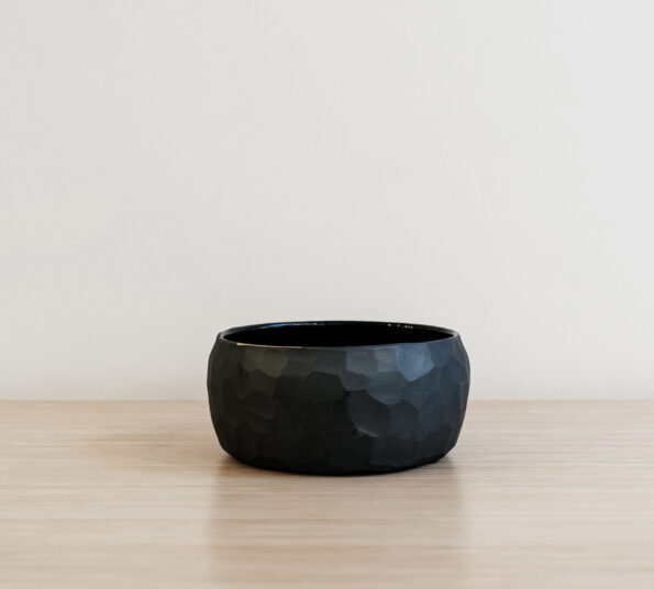 big black matcha bowl chawan