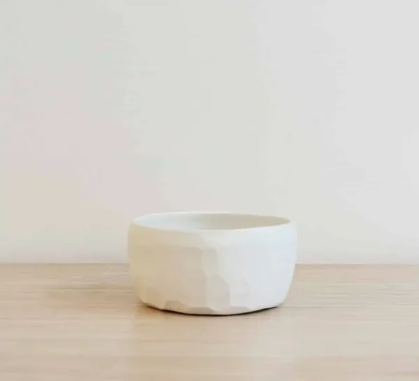 big white chawan matcha bowl