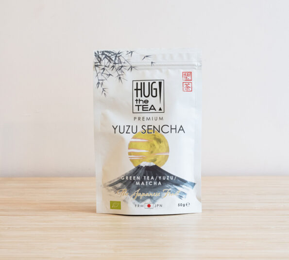 Organic yuzu sencha matcha hug the tea