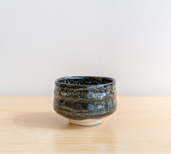 black chawan tea bowl uji