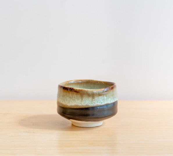 brown green chawan