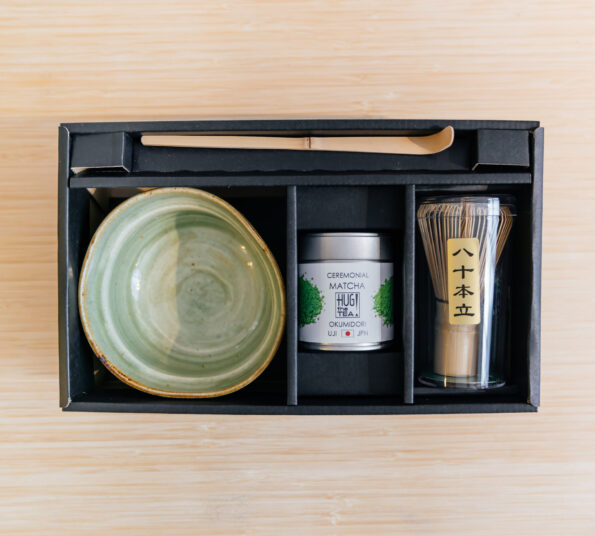 UJI MATCHA SET – with handmade green bowl