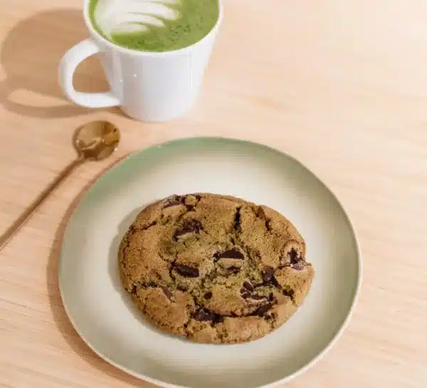 matcha choco cookie vegan
